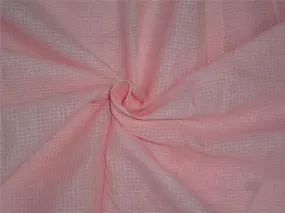 100% Cotton Organdy Micro Design Peachy Pink Fabric 44" wide sold by the yard [8287]