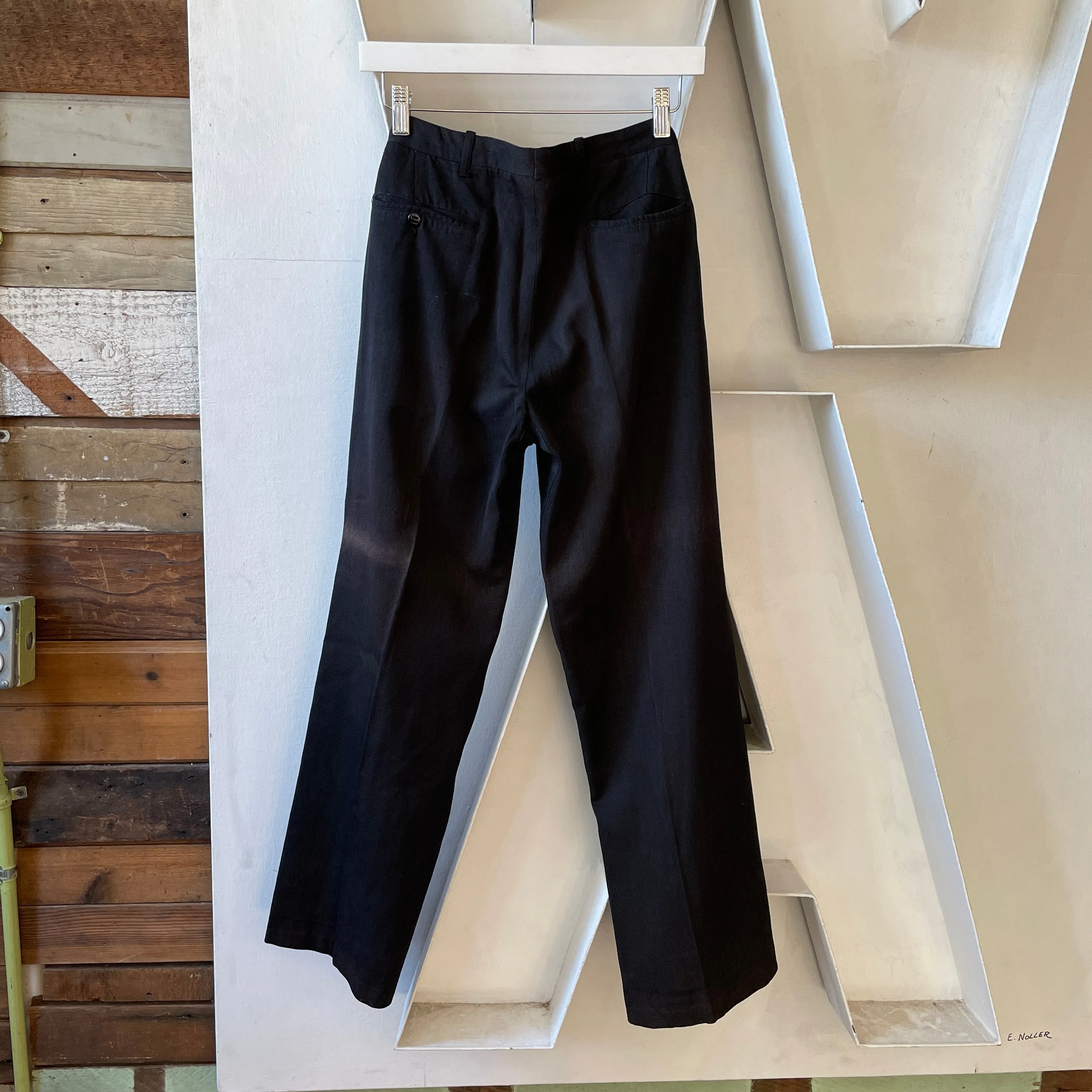 40’s Faded Pleated Trousers - 23” x 27.5”