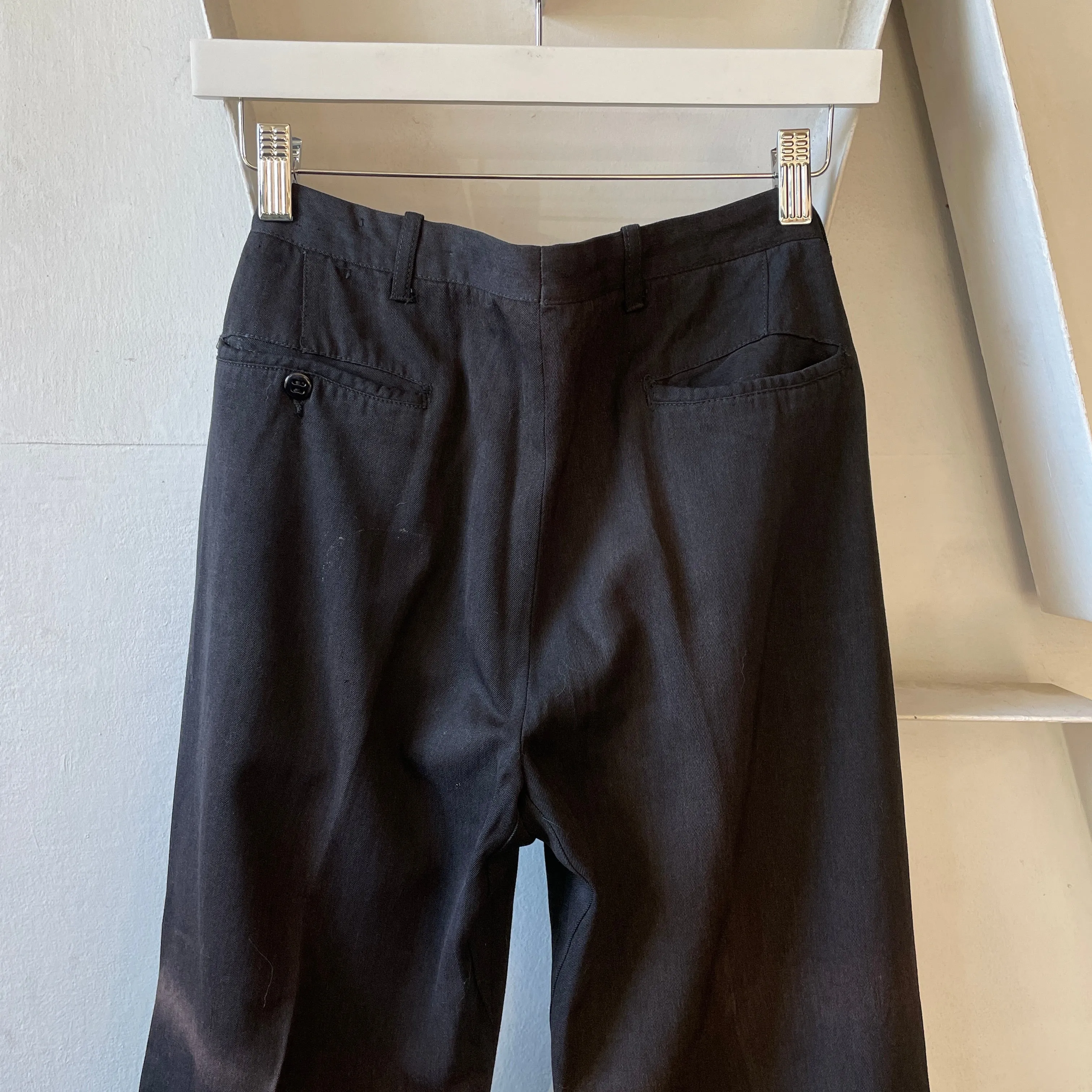 40’s Faded Pleated Trousers - 23” x 27.5”