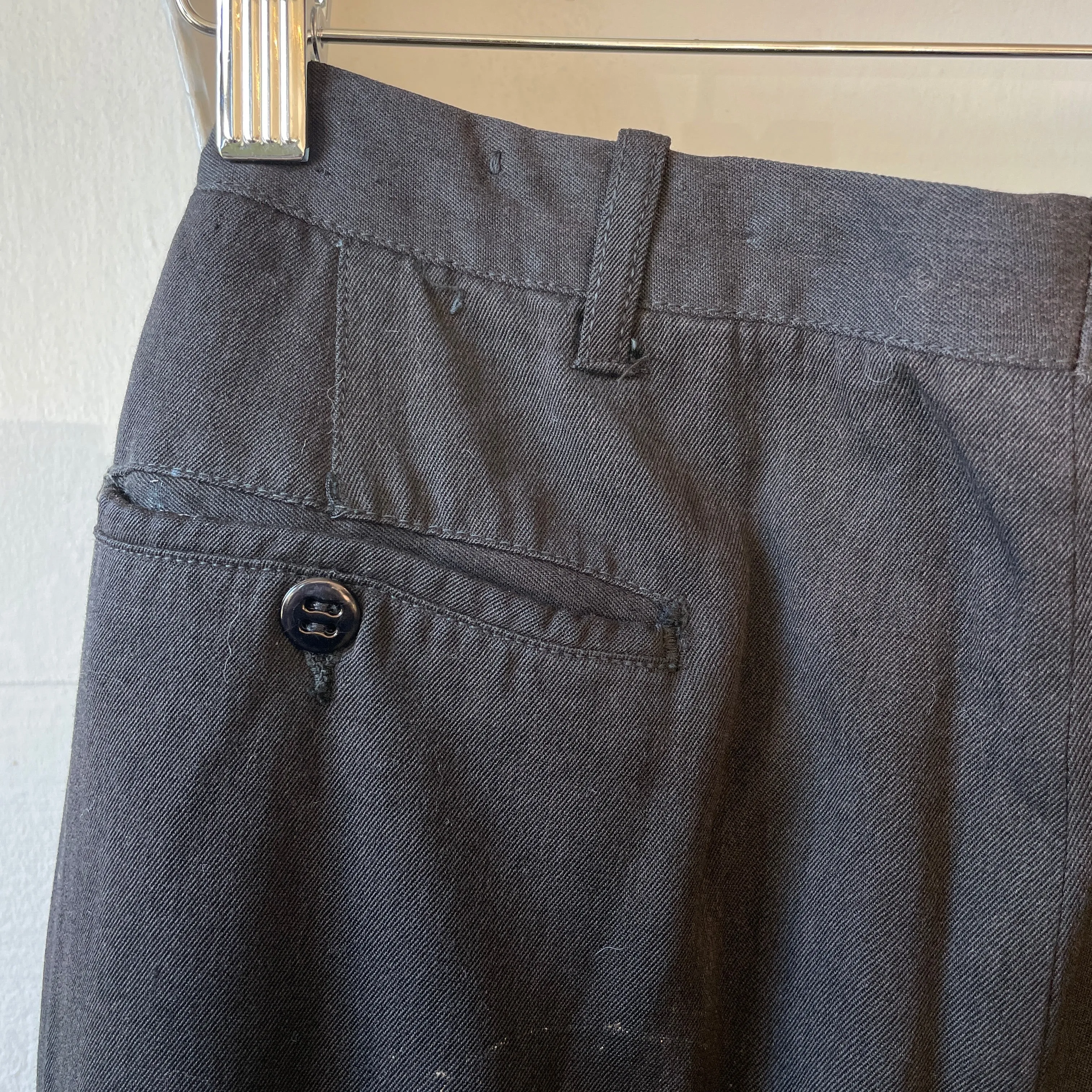 40’s Faded Pleated Trousers - 23” x 27.5”