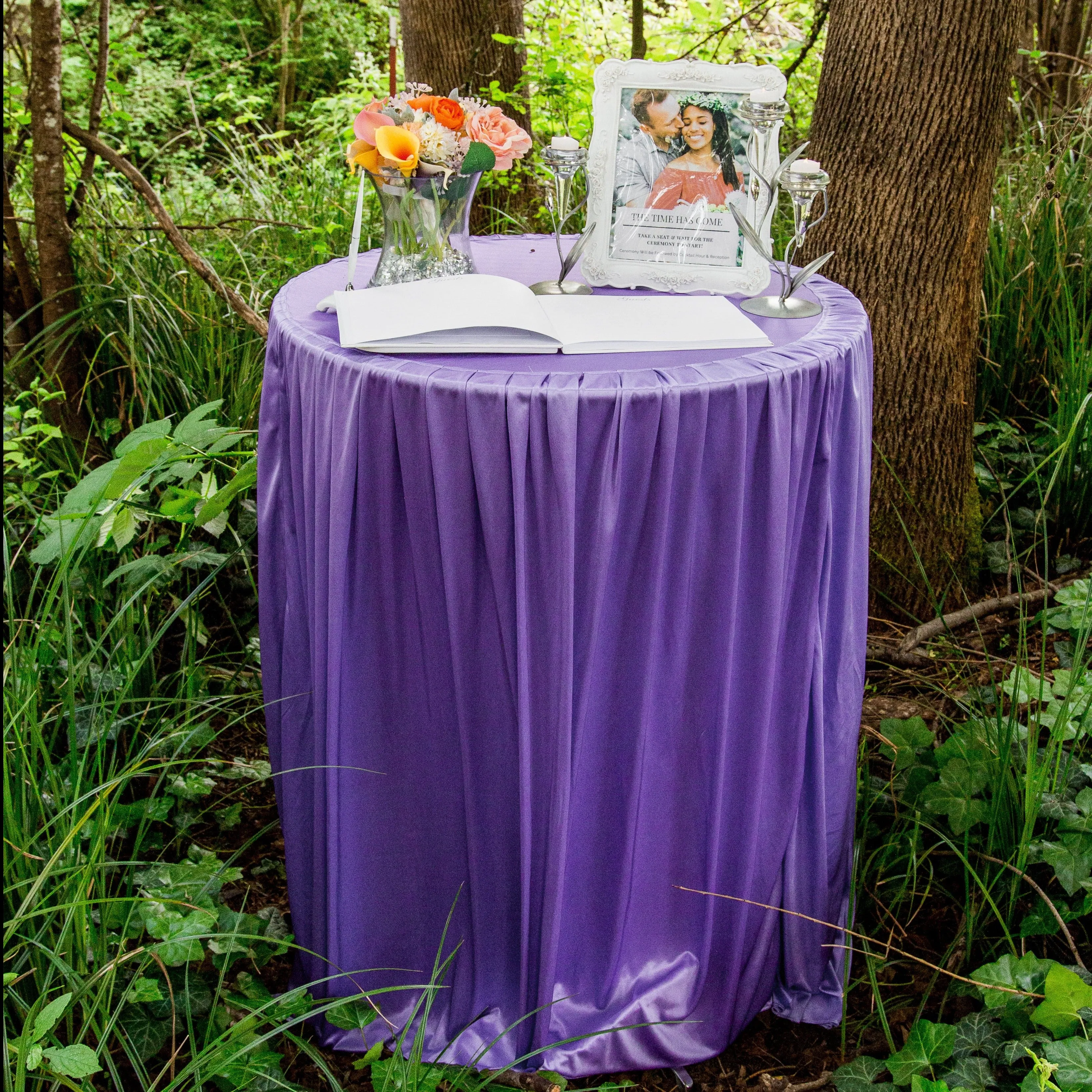 78 X 106 Chiffon Stretch Tablecloth (8 Colors)