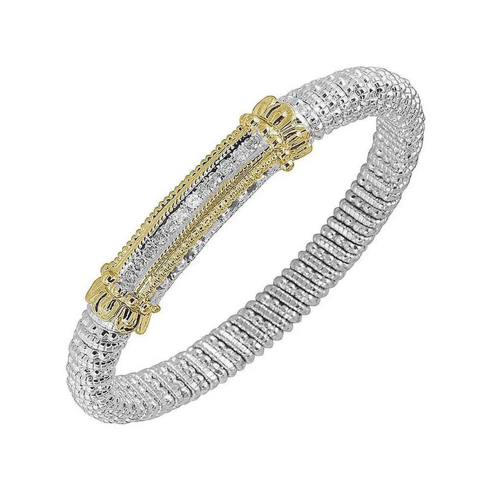 8mm Diamond Bar Bracelet