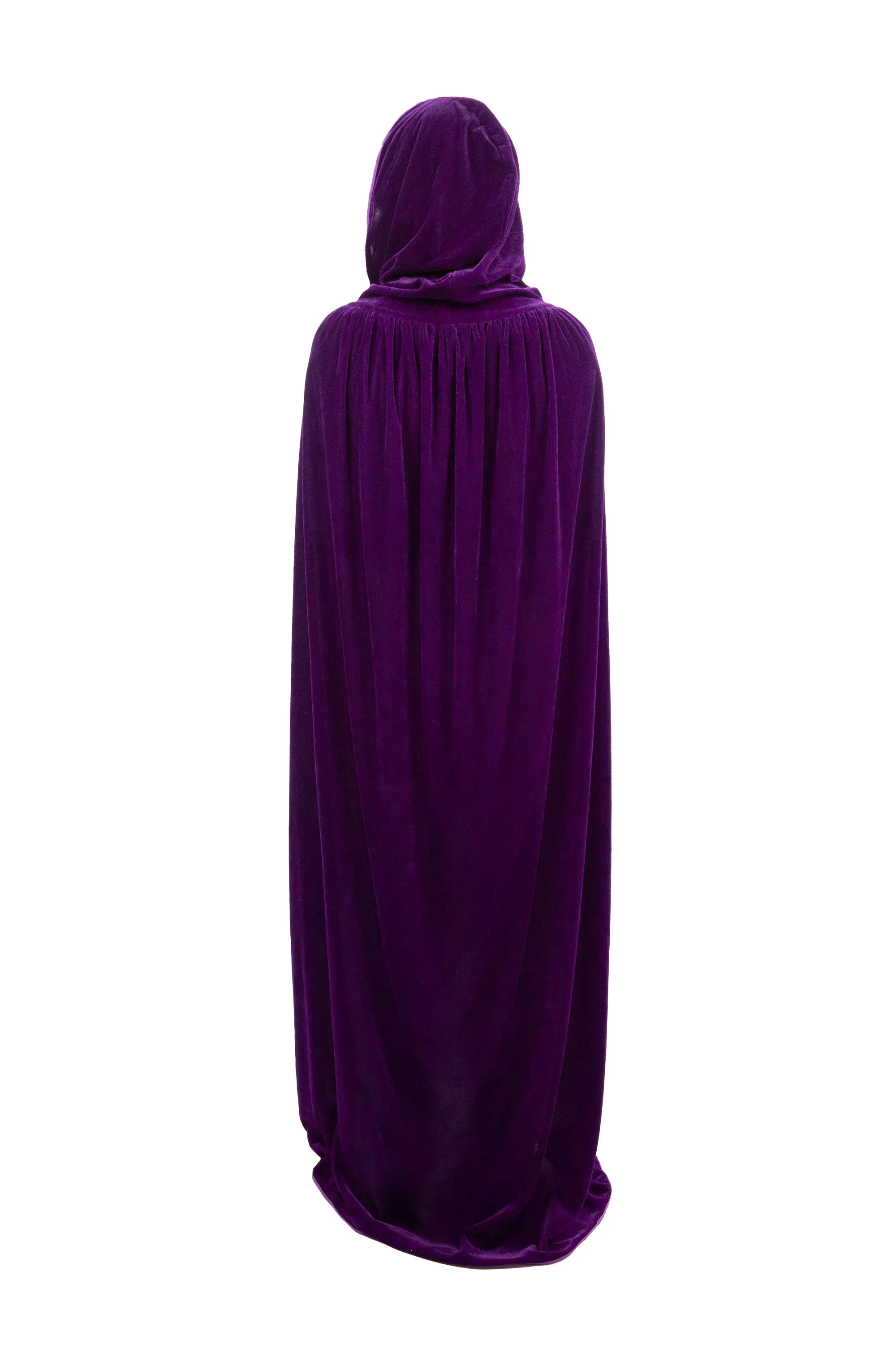 Adult Purple Velvet Cloak