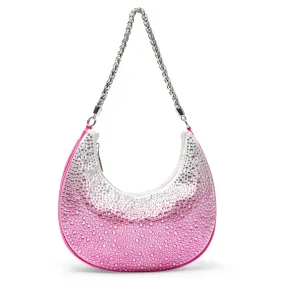 Allie Handbag in Ultra Pink Ombre Crystal