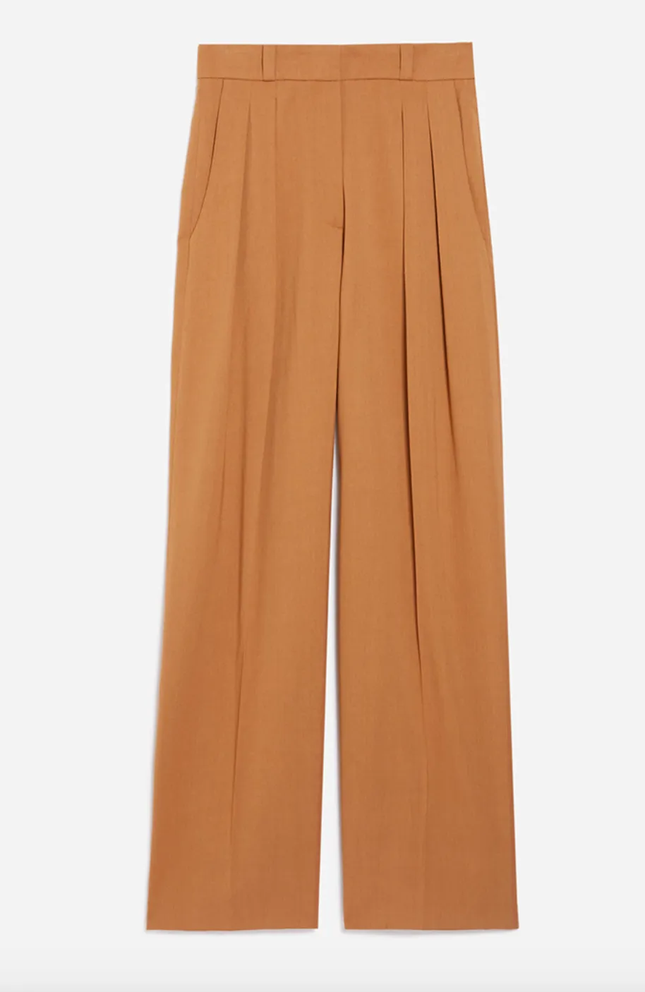 Bjorn Marron Pleated Trousers