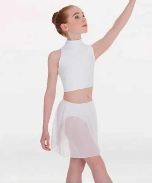 Body Wrappers BW198 Child Chiffon  Pull-On Dance Skirt