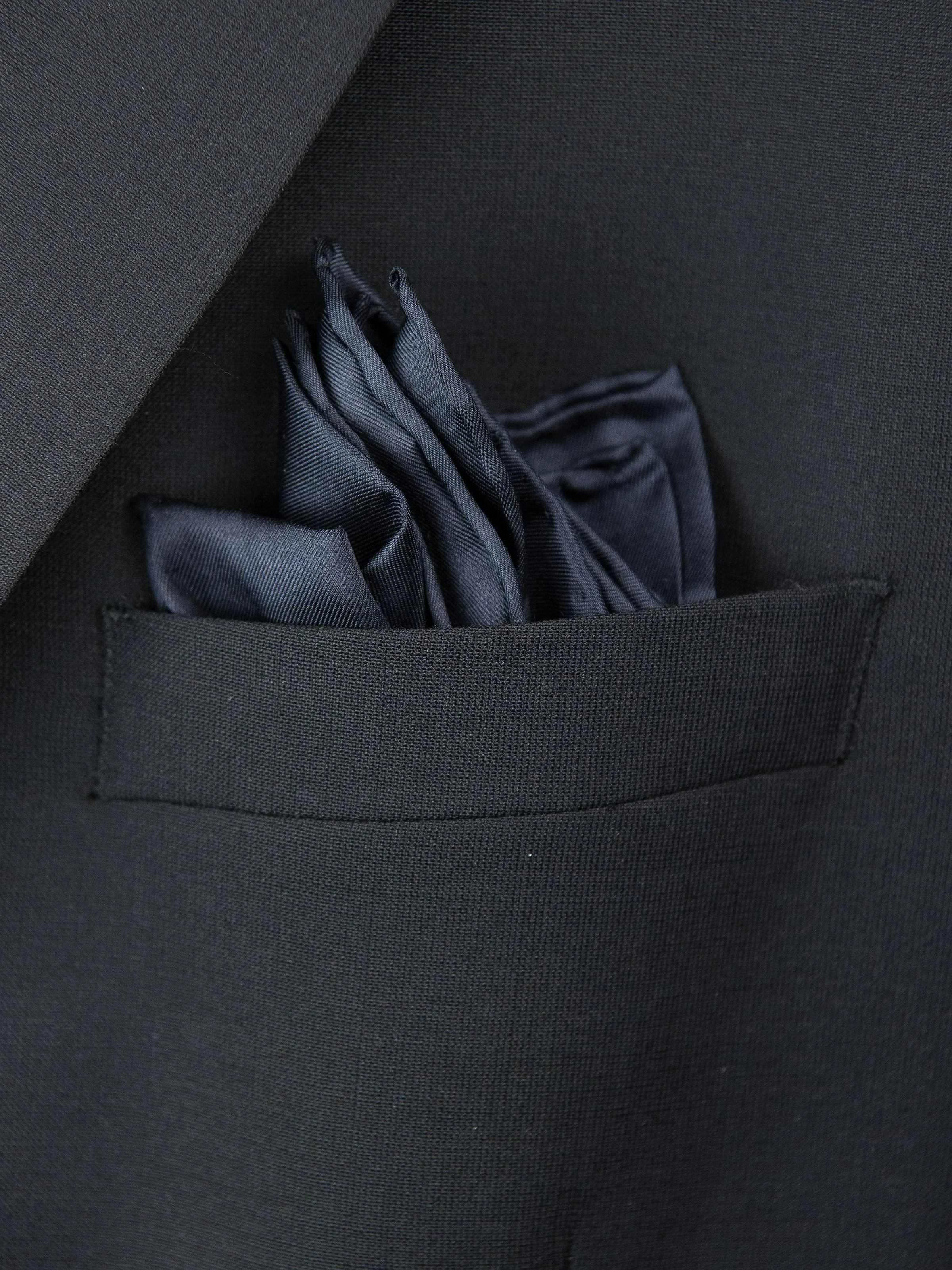 Boy's Pocket Square 27712 Dark Navy