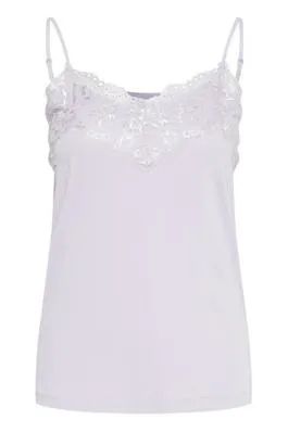 Camisole ICHI satinée (Orchid Petal)