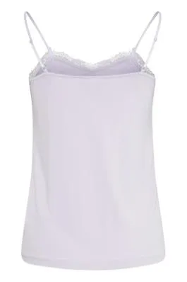 Camisole ICHI satinée (Orchid Petal)