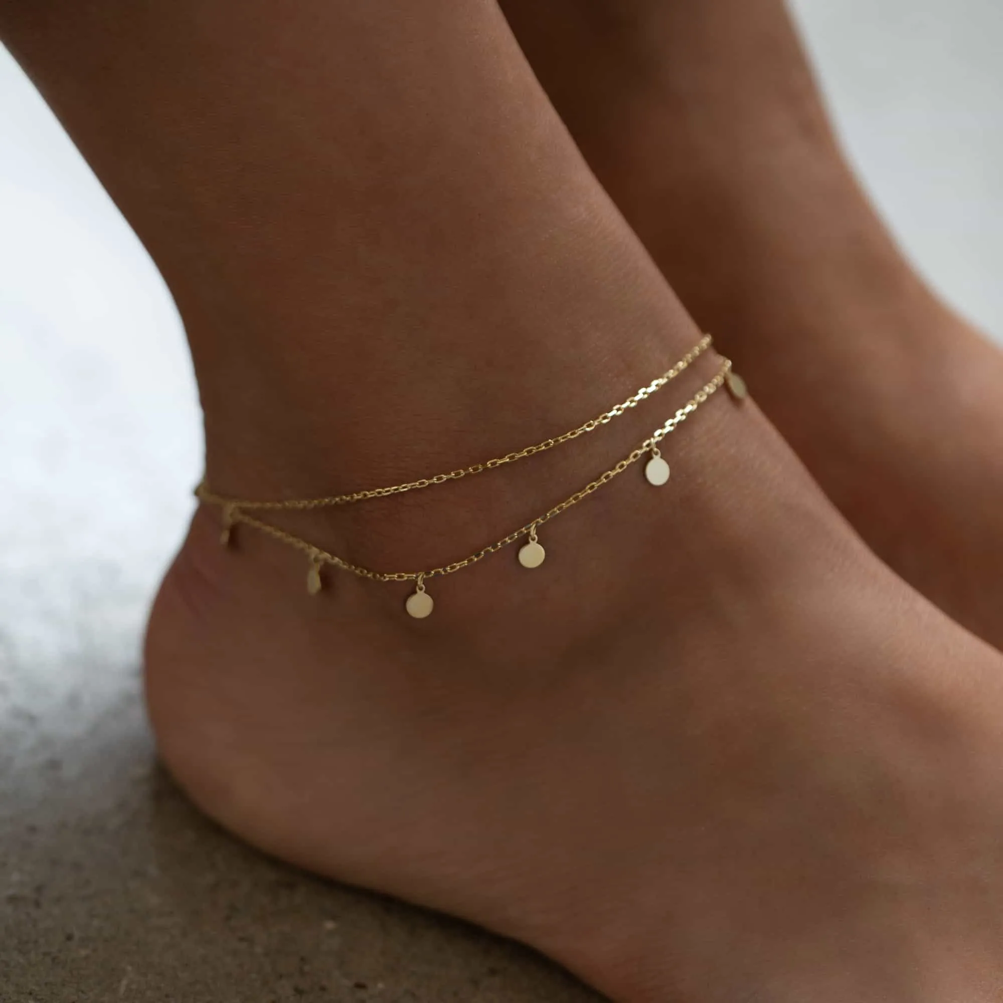 Dangle Disc Anklet