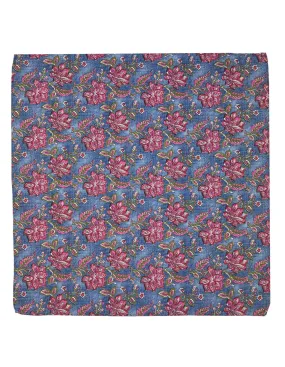 DÉCLIC Florence Floral Hanky - Blue