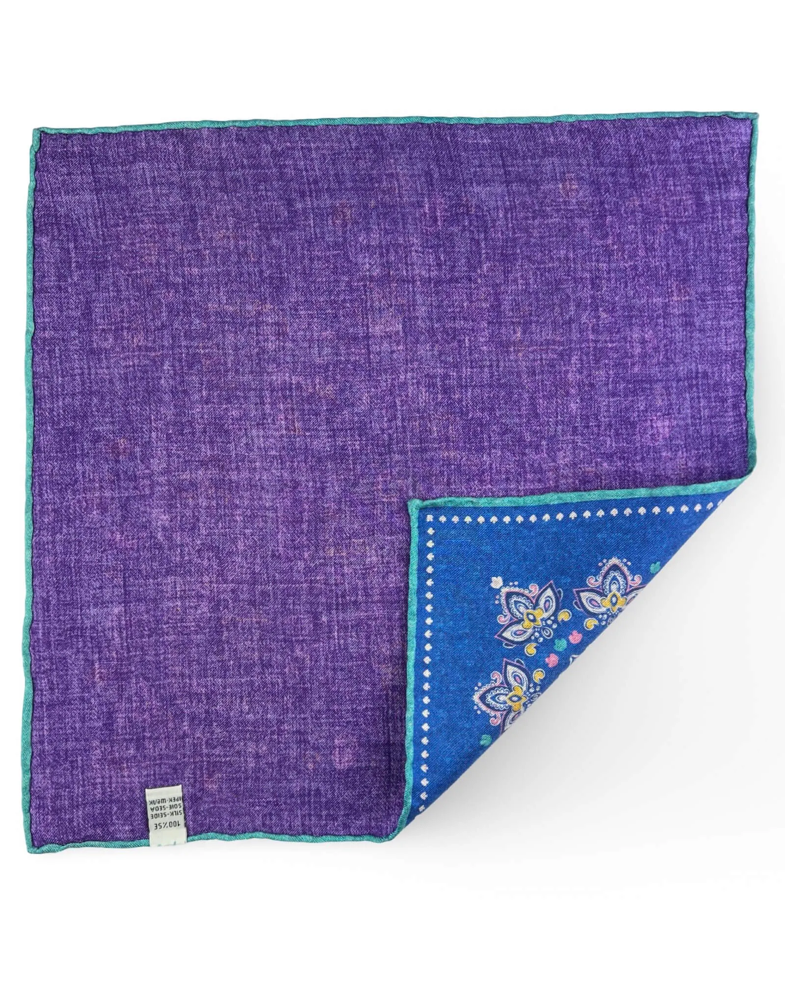 DÉCLIC Pasar Pattern Reversible Hanky - Purple