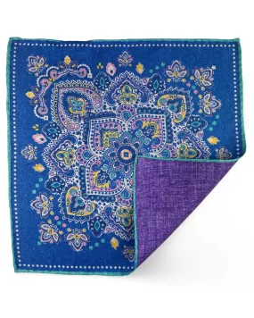 DÉCLIC Pasar Pattern Reversible Hanky - Purple