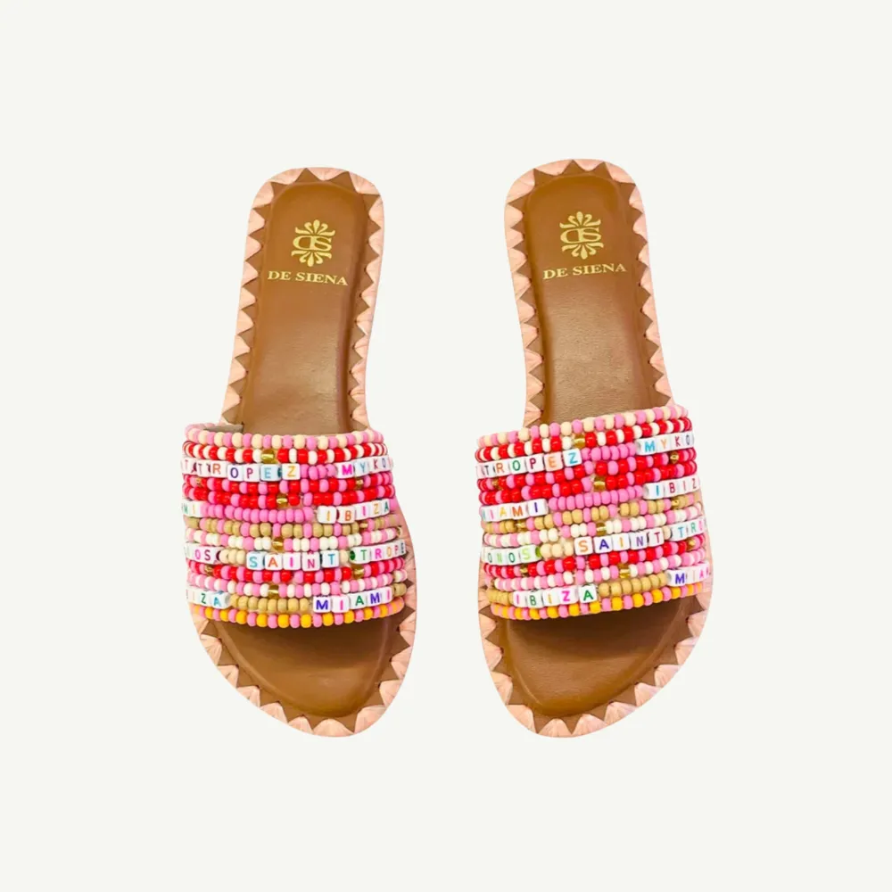 De Siena Resort Beaded Flats