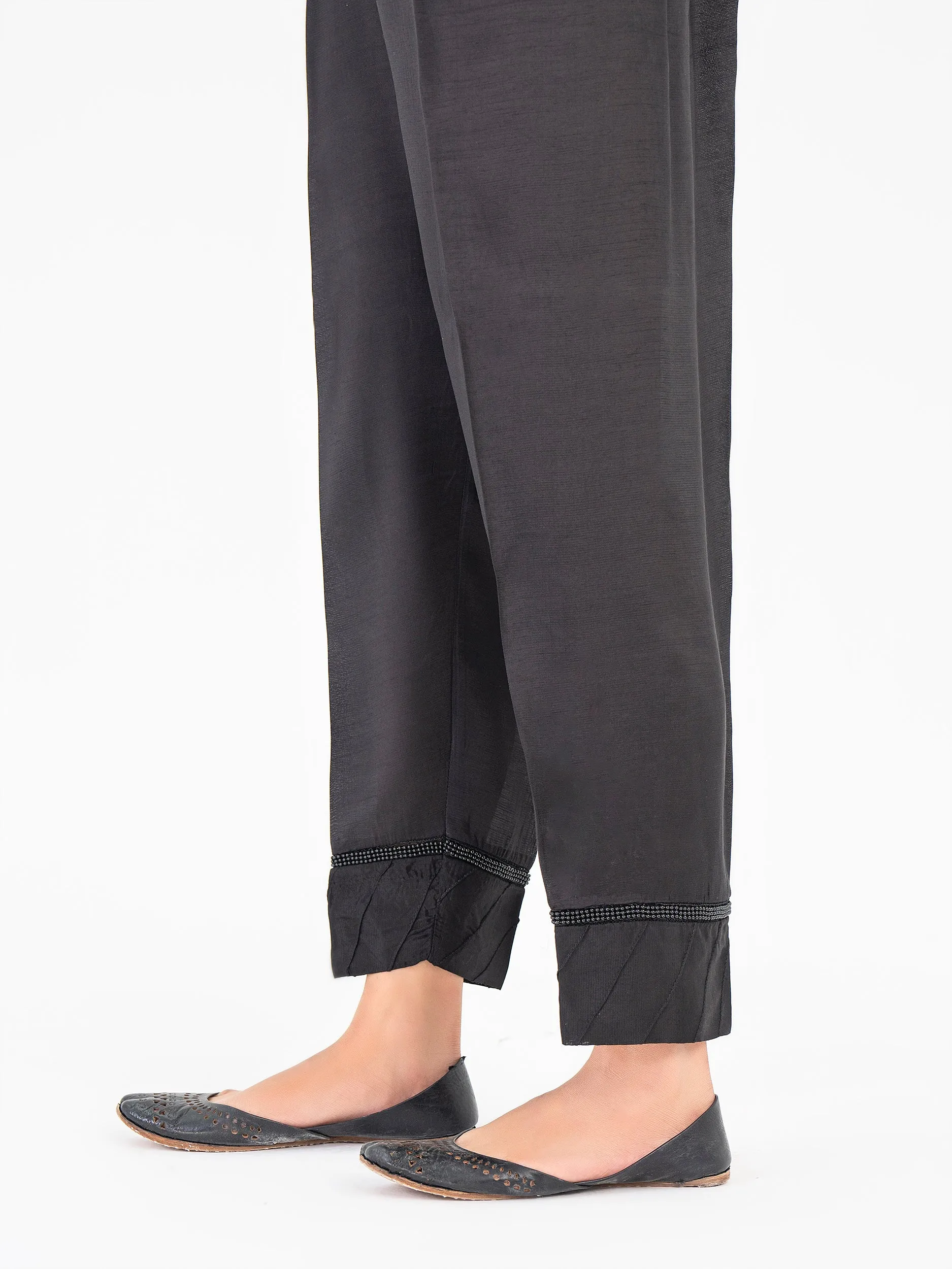 Dyed Raw Silk Trouser (Pret)