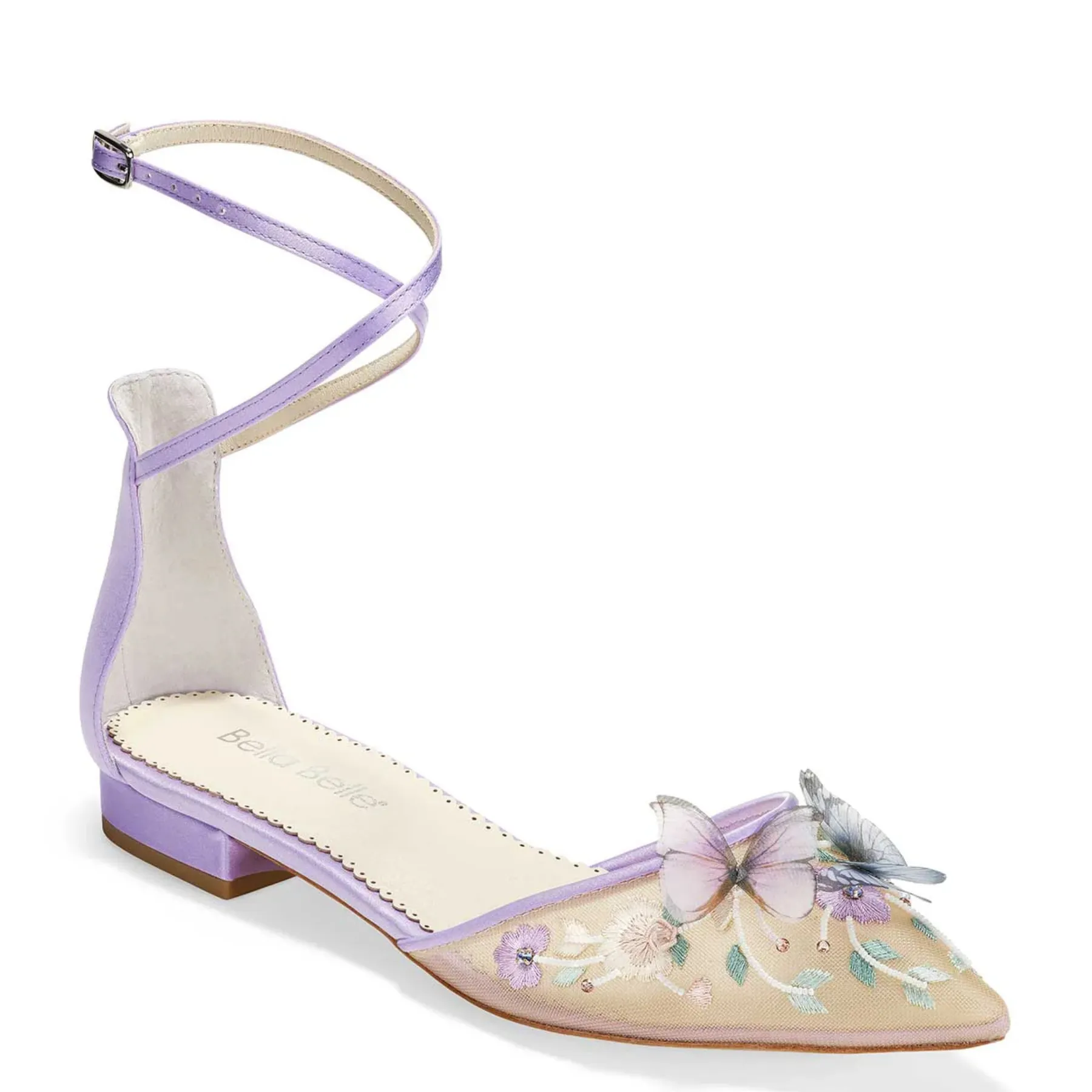 Everly - Garden Party Butterfly Flats - Lavender