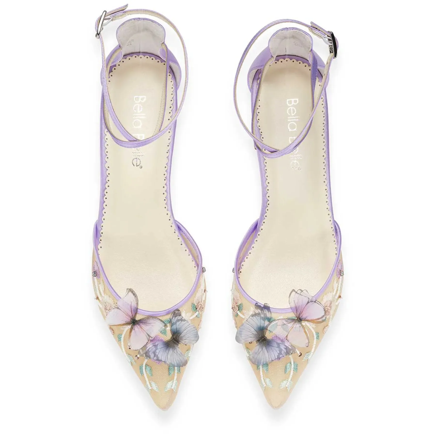 Everly - Garden Party Butterfly Flats - Lavender