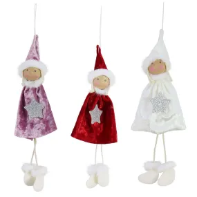 Fairy with Velvet Cape 21cm Assorted