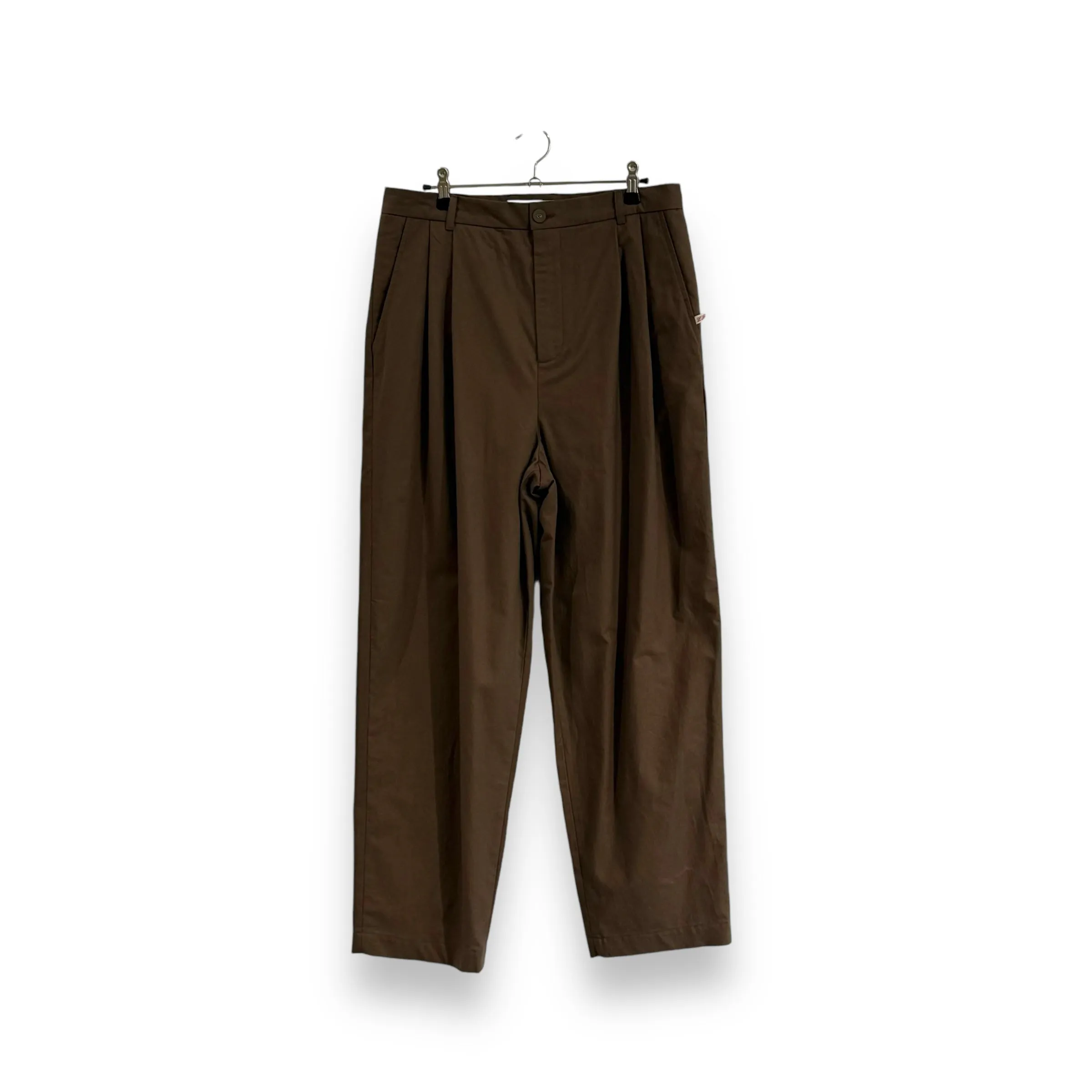 Frank Leder Dyed Vintage Bedsheet Trouser wolpertinger brown