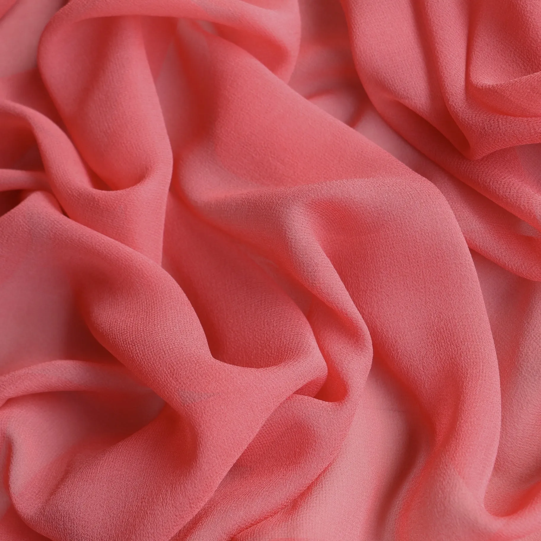 Gette Watermelon Silk Georgette