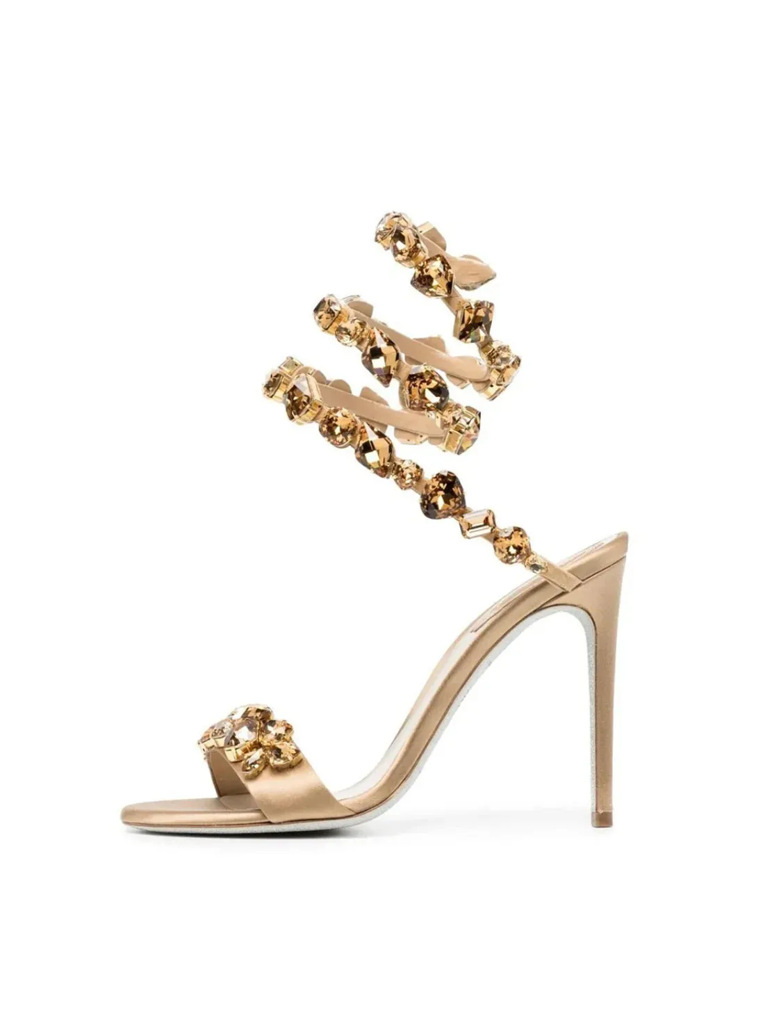 LINA SNAKE RHINESTONES SANDALS