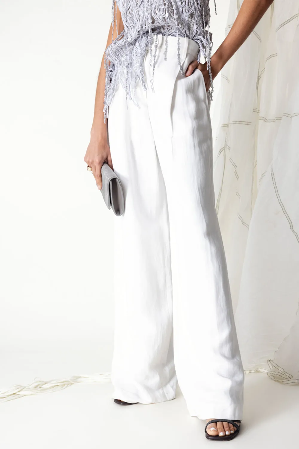 Loose Pleated Trousers