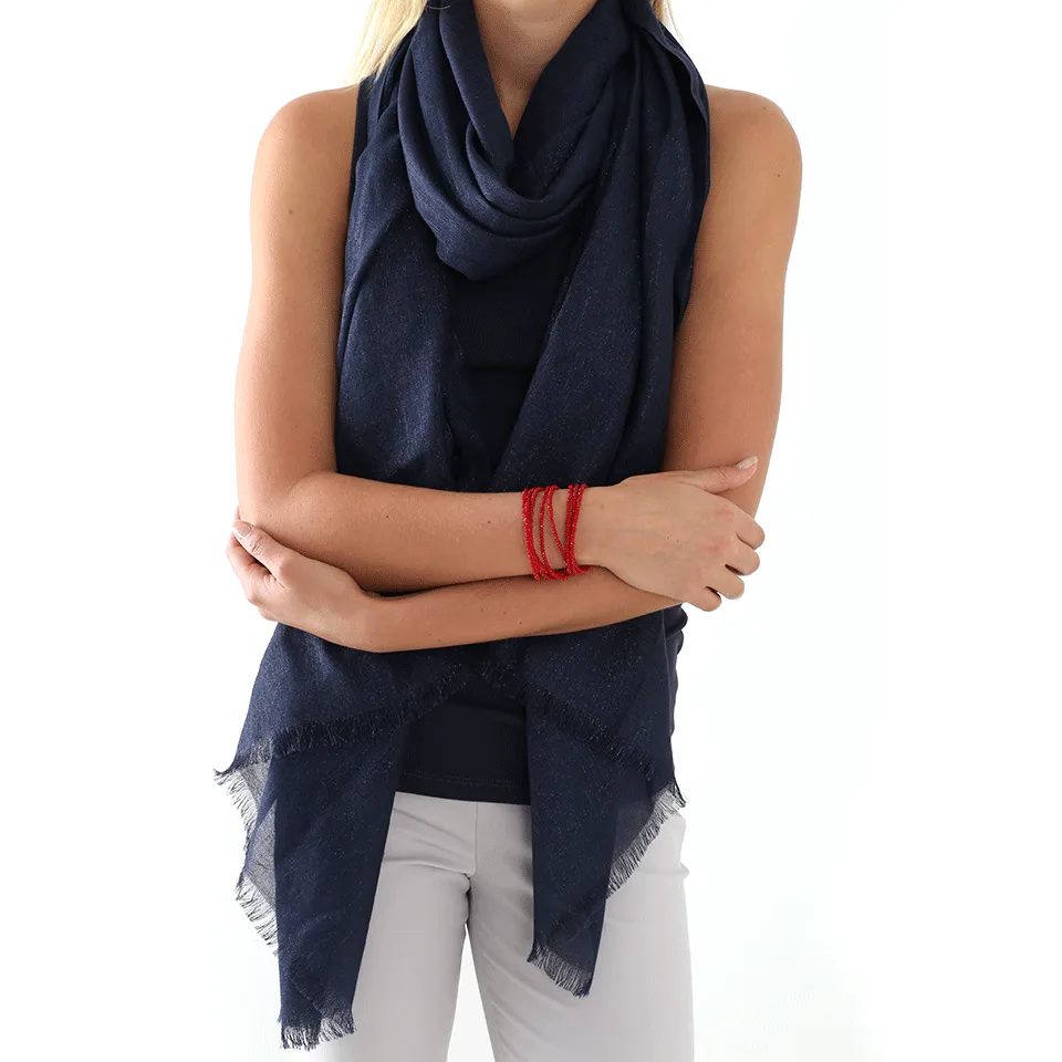 Lurex Cashmere Scarf