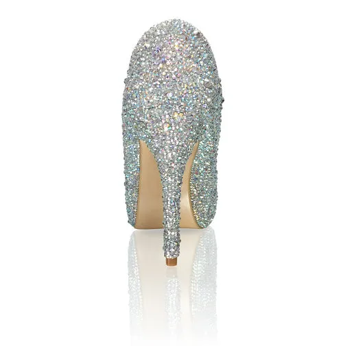 Marc Defang M'chel AB Crystal Platform Pageant Heel Prom Shoe