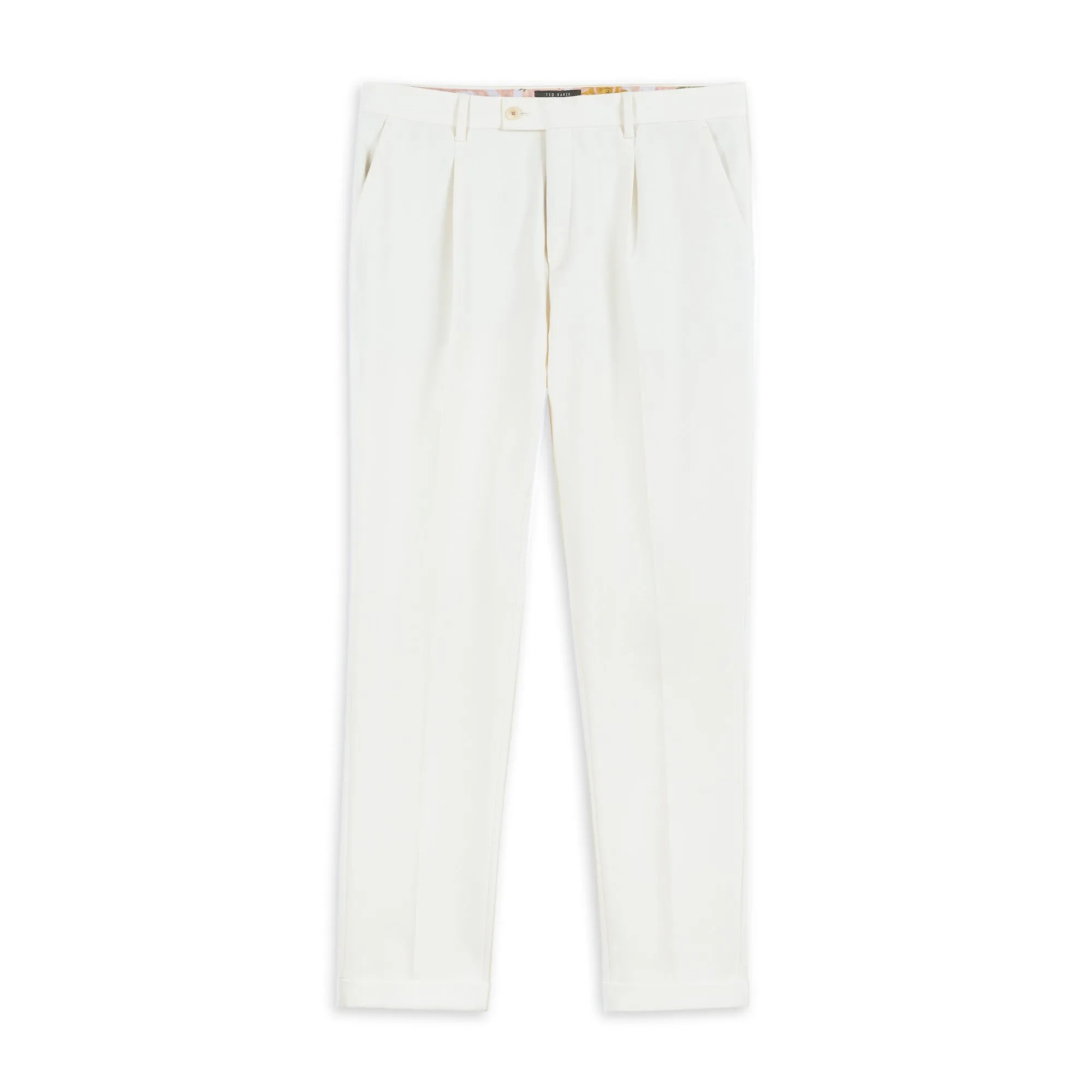 Men Mmt-Monayt-Pleated Trouser - White