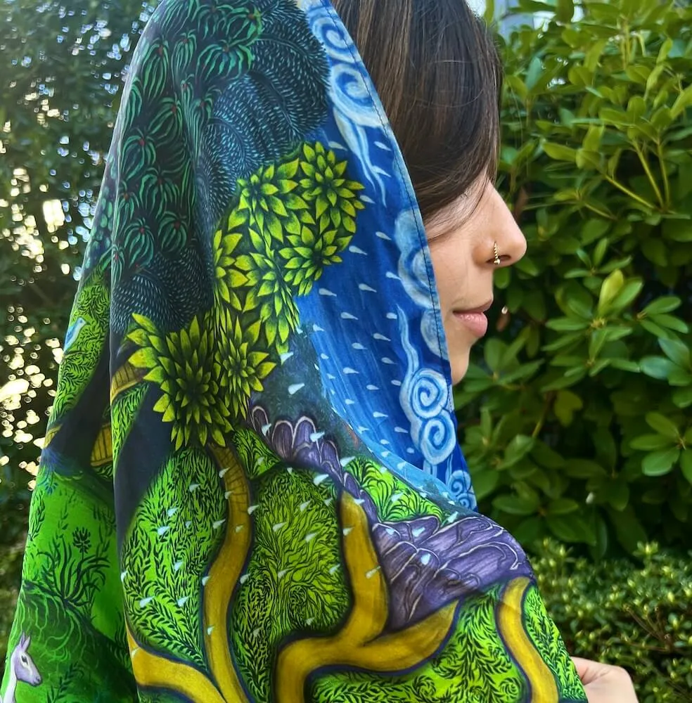 Monsoon Silk Shawl