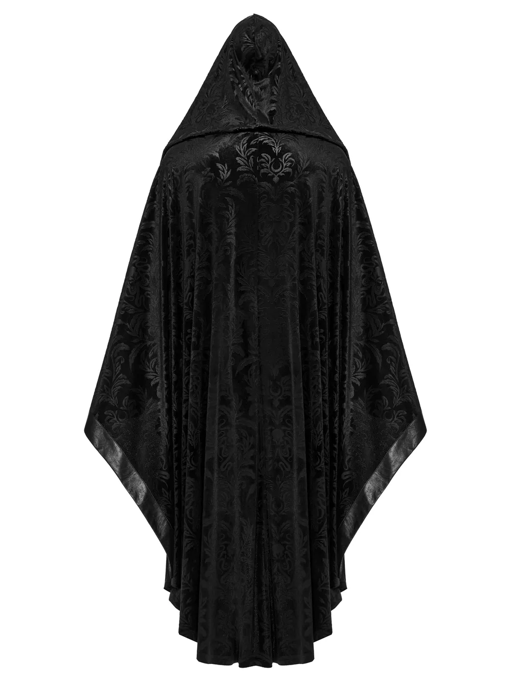 Mystic Hooded Velvet Cape for Gothic Enthusiasts