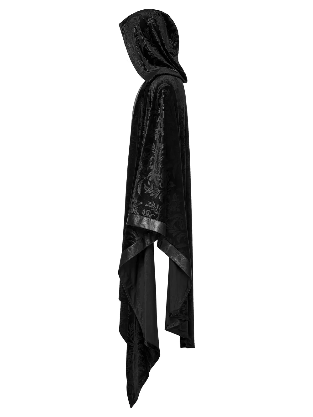 Mystic Hooded Velvet Cape for Gothic Enthusiasts