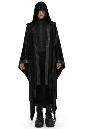 Mystic Hooded Velvet Cape for Gothic Enthusiasts