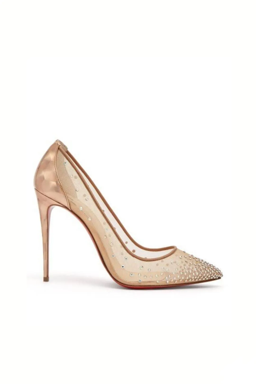 Nude Follies Strass Heels