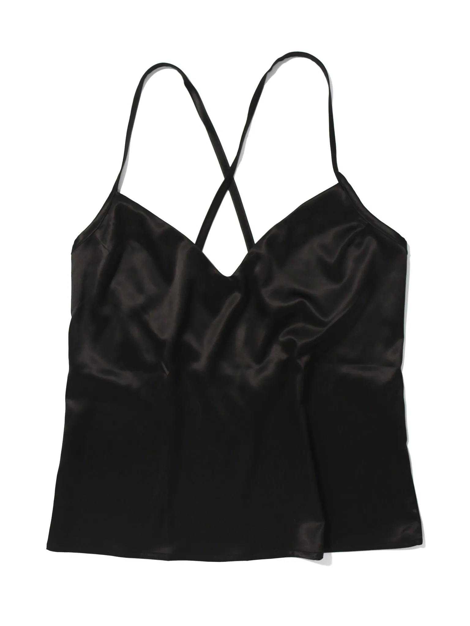 Satin Sleep Cami Black