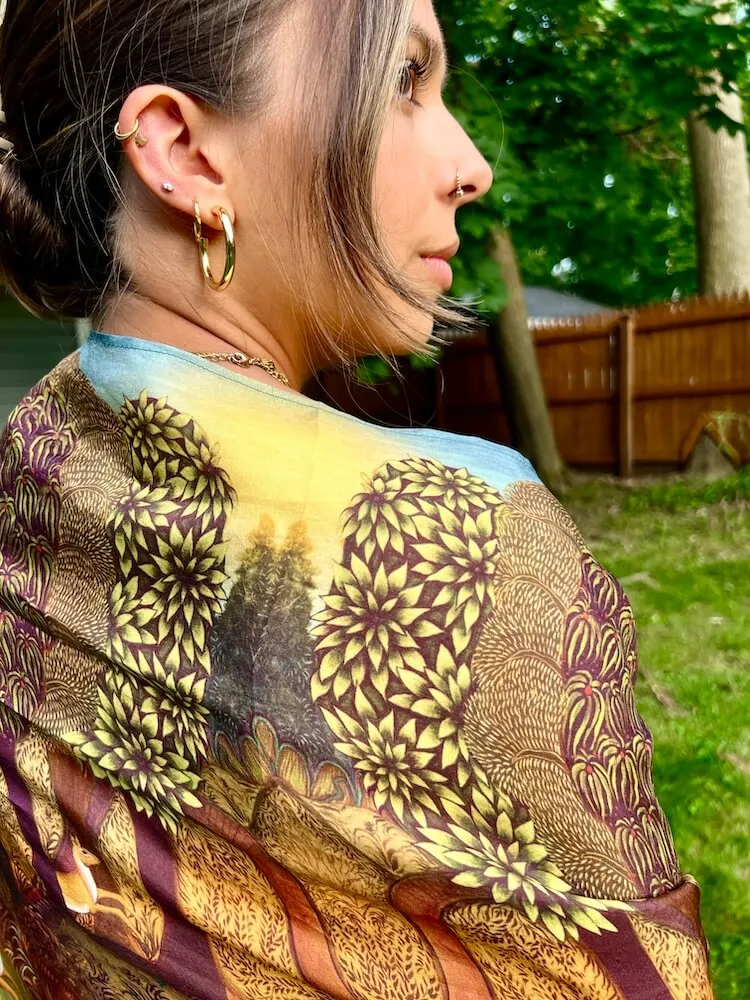 Summer Silk Shawl